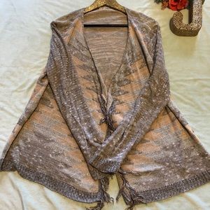 Pink and Gray Maurice’s Cardigan Size 2